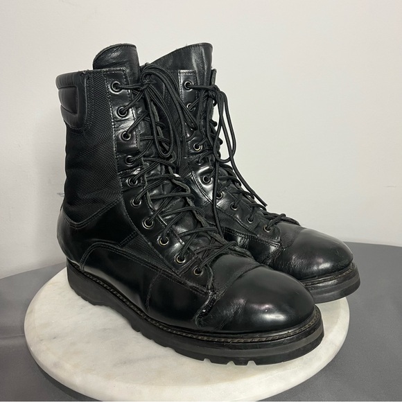 Vintage Other - Tactical Boots Fits Mens US 10 Jump Combat Boots Grunge VTG Military Workwear